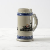 Eisenbahnliebhaber Bierglas (VorderseiteRechts)