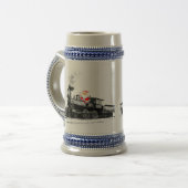 Eisenbahnliebhaber Bierglas (Vorderseite Links)