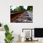 Eisenbahnlinie Poster (Heimbüro)