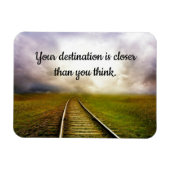 Eisenbahnlinien des Lebens Magnet (Horizontal)