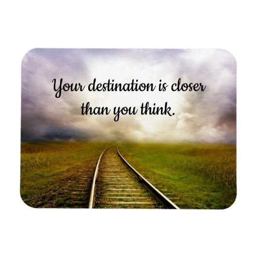 Eisenbahnlinien des Lebens Magnet (Horizontal)