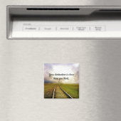 Eisenbahnlinien des Lebens Magnet (In Situ (Geschirrspüler))