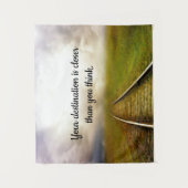 Eisenbahnlinien des Lebens Wandteppich (Vorderseite)