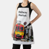 Eisenbahnmarkt Mae Klong Vintag Thailand Retro Schürze (InSitu)