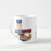 Eisenbahnmodellierung Kaffeetasse (Vorderseite Links)