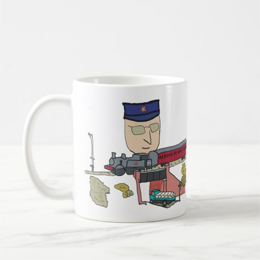 Eisenbahnmodellierung Kaffeetasse (Links)
