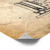 Eisenbahnpatent Poster (Ecke)