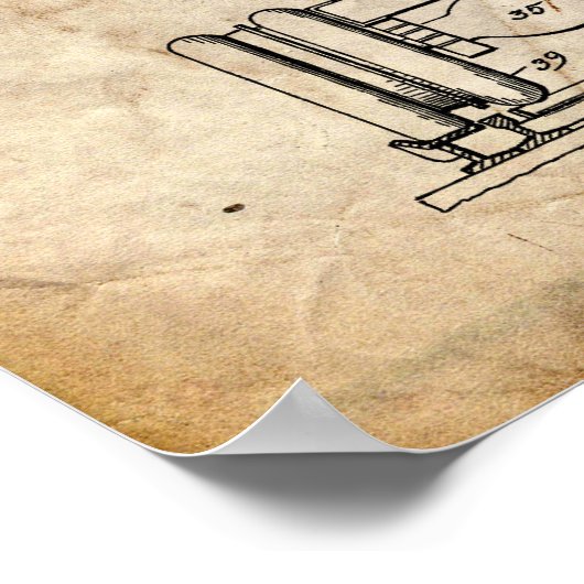 Eisenbahnpatent Poster (Ecke)