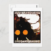 Eisenbahnplakat 1920 postkarte (Vorne/Hinten)