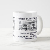Eisenbahnpostverkäufer 1926 Jumbo-Tasse (Vorderseite Rechts)