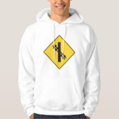 Eisenbahnschild Hoodie (Vorderseite)