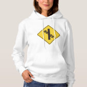 Eisenbahnschild Hoodie (Vorderseite)