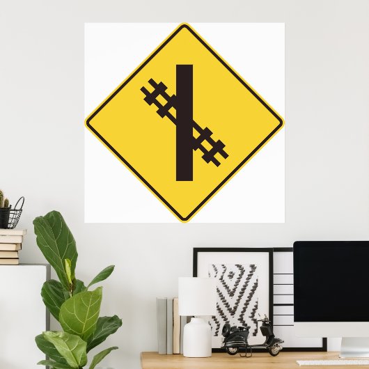 Eisenbahnschild Poster (Heimbüro)