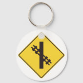 Eisenbahnschild Schlüsselanhänger (Vorderseite)