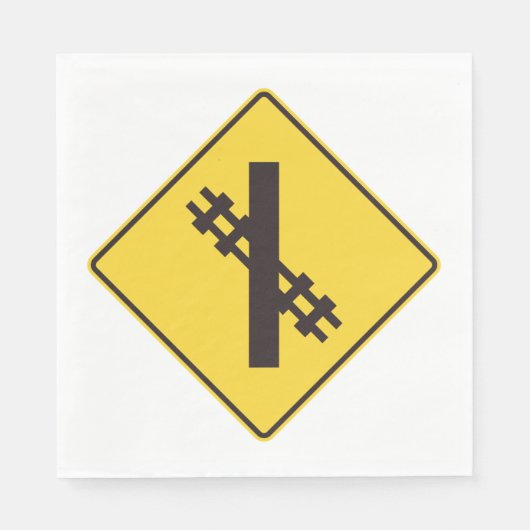 Eisenbahnschild Serviette (Vorderseite)