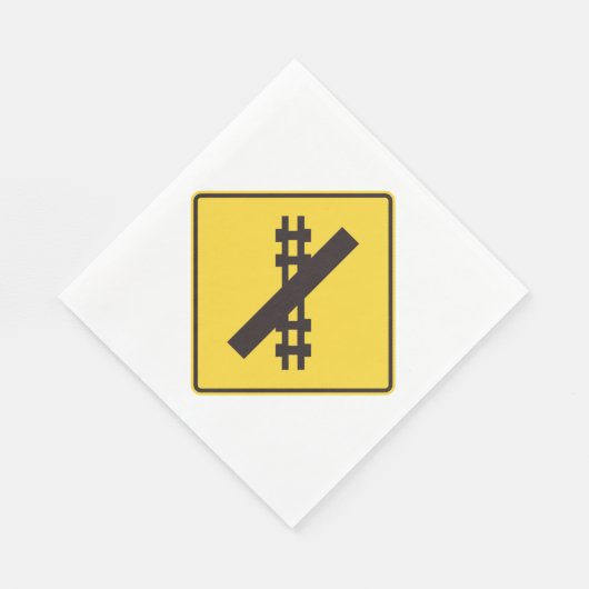 Eisenbahnschild Serviette (Ecke)