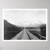 Eisenbahnstrecke Kenai - Halbinsel 1918 Poster (Vorne)