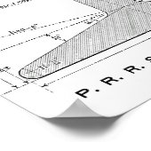 Eisenbahnstrecke Pennsylvania Poster (Ecke)