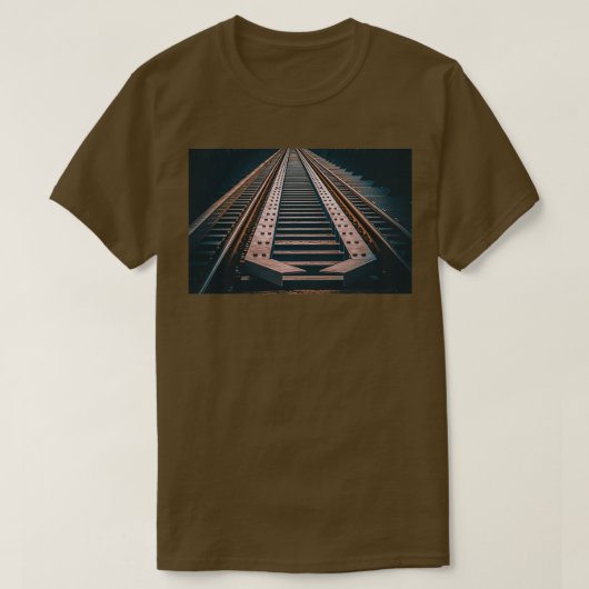 Eisenbahnstrecke T-Shirt (Design vorne)