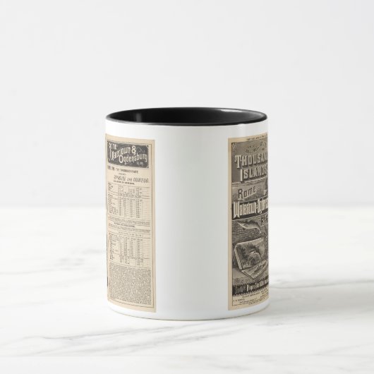 Eisenbahnstrecke zu den Tausend Inseln Tasse (Zentrum)