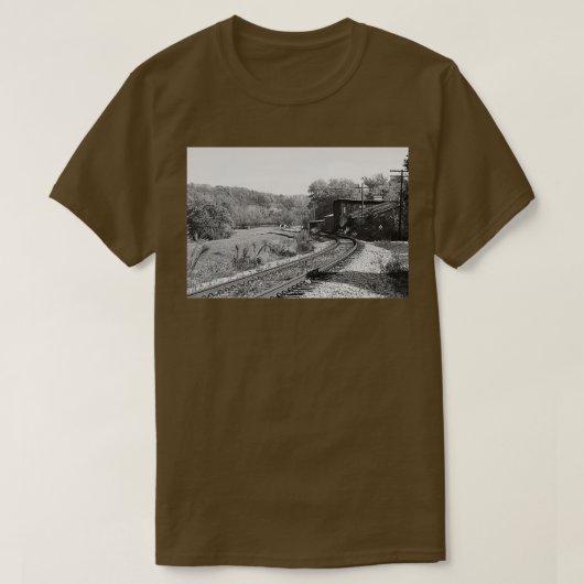 Eisenbahnstrecken in Galena 1 T-Shirt (Design vorne)