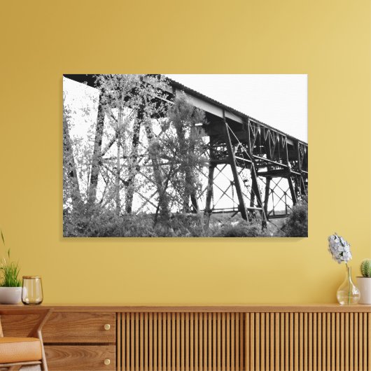 Eisenbahntrestle Leinwanddruck (Insitu (Wohnzimmer))