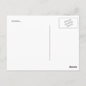 Eisenbahnübergangszeichen Postkarte (Rückseite)