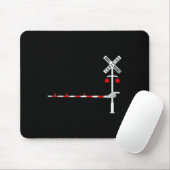 Eisenbahnüberquerung Rrier Sign Halloween Kostüm D Mousepad (Mit Mouse)