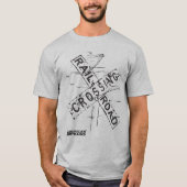 EISENBAHNÜBERSCHREITUNG DURCH AMERIKANISCHE ZÜGE T-Shirt (Vorderseite)
