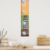 Eisenbahnwachstumsdiagramm Poster (Küche)