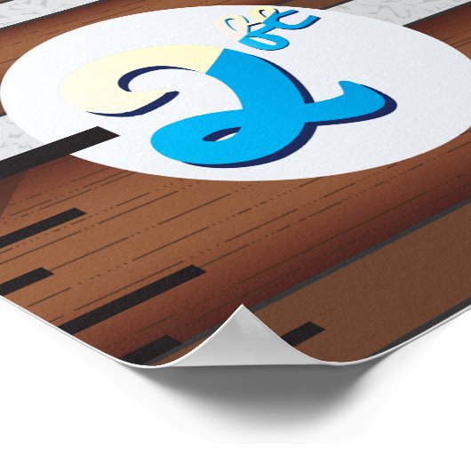 Eisenbahnwachstumsdiagramm Poster (Ecke)