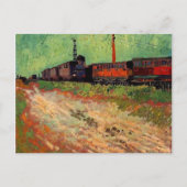 Eisenbahnwagen (F466) Van Gogh Fine Art Postkarte (Vorderseite)
