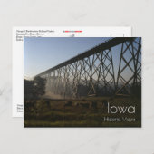 Eisenbahnwagen Postkarte (Vorne/Hinten)