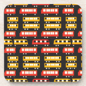 Eisenbahnwaggons Getränkeuntersetzer (Vorderseite)