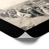 Eisenbahnwrack Illinois Foto 1909 Poster (Ecke)