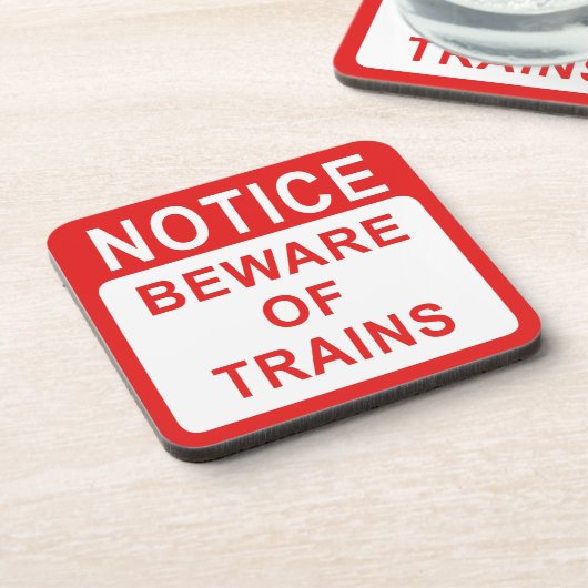 Eisenbahnzeichen Untersetzer (Linke Seite)