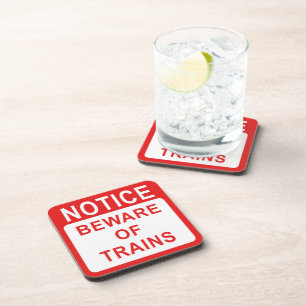 Eisenbahnzeichen Untersetzer