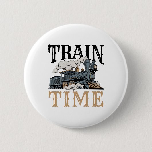 Eisenbahnzeitmodell Eisenbahnknotenpunkt Button (Vorderseite)