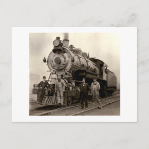 Eisenbahnzug um 1905 postkarte