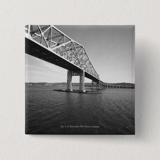 Eisenbrücke B&W Button (Vorderseite)