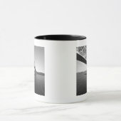 Eisenbrücke B&W Tasse (Zentrum)