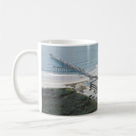 Eisendamer-Pier, North Carolina Vintage Postkarte Kaffeetasse