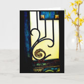 Eisendampf Karte (Gelbe Blume)