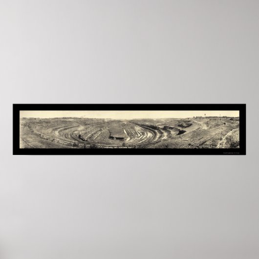 Eisenerz Hibbing MN Foto 1902 Poster (Vorne)