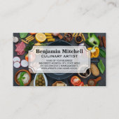 Eisenerz | Lebensmittel an einem Tisch Visitenkarte (Vorderseite)