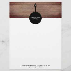 Eisenerz Rustic Wood Restaurant Catering Food Briefbogen