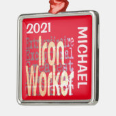 Eisenerz-Sonderbeauftragter CUSTOM Ornament Aus Metall (Links)