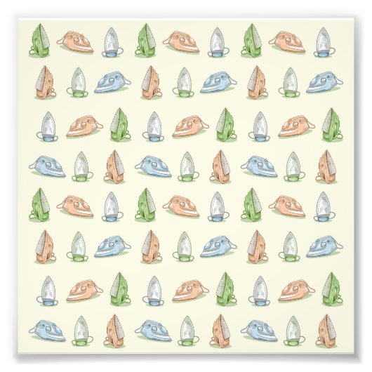 Eisenerz-Wäscheständer Fotodruck (Vorne)