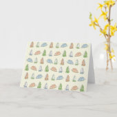 Eisenerz-Wäscheständer Karte (Gelbe Blume)