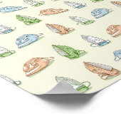 Eisenerz-Wäscheständer Poster (Ecke)